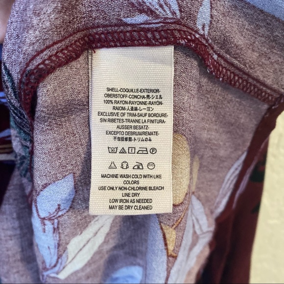 FREE PEOPLE Bella Floral Print Tunic Size Medium - Picture 9 of 9